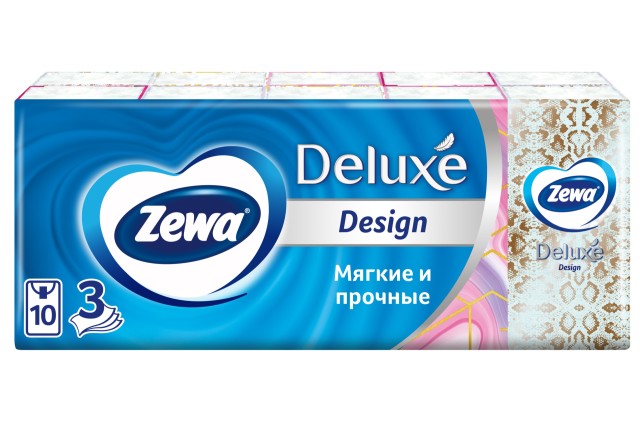 Зева Делюкс платочки бумажные дизайн №10х10 купить в Москве по цене от 136 рублей