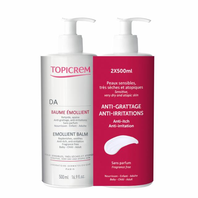 Изображение товара Топикрем ДА Протект бальзам липидовосстанавливающий для атопичной кож 500млх2