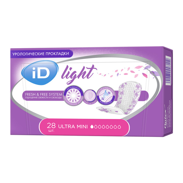 Изображение товара АйДи Лайт прокладки урологические Ультра мини №28