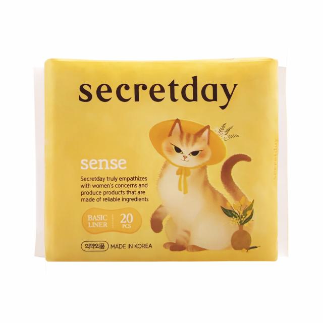 Изображение товара Ежедневные ультратонкие прокладки Secretday Sense 20 шт 15 см гипоаллергенные