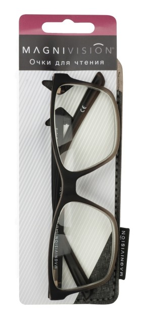 Изображение товара Очки для чтения Magnivision +1.50 легкие дизайн защита UV