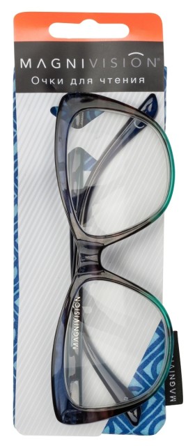 Изображение товара Очки для чтения Magnivision +2.50 диоптрий лёгкий дизайн качество защиты