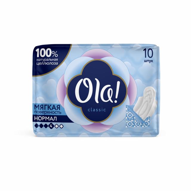 Изображение товара Ола прокладки гигиенические Классик нормал индивидуальная упаковка №10