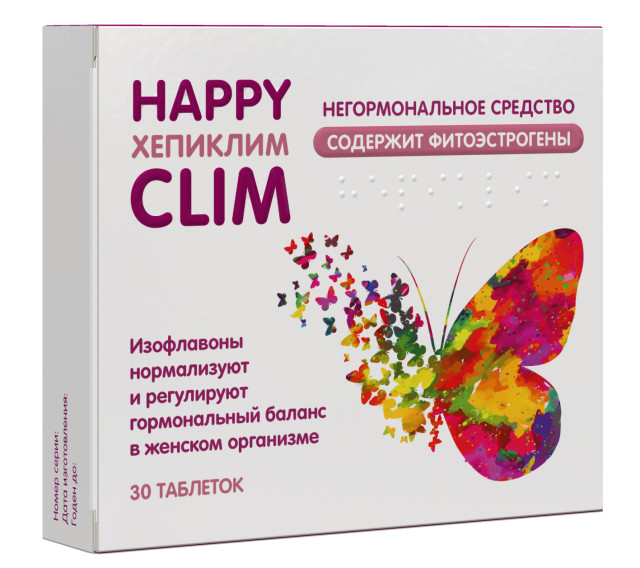 Хепиклим таблетки №30 купить в Москве по цене от 602 рублей