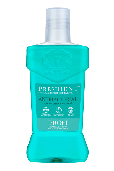 Изображение товара Президент Профи Антибактериал ополаскиватель для полости рта 250 мл