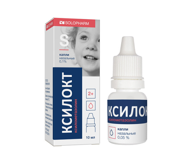 Изображение товара Ксилокт-СОЛОфарм капли назальные 0,05% 10мл