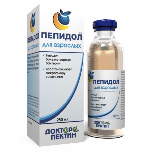 Изображение товара Пепидол раствор для внутреннего применения для взрослых 5% 250мл