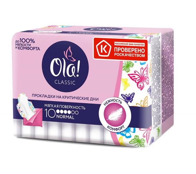 Изображение товара Гигиенические прокладки Ола Вингс Нормал Мягкая Поверхность №10