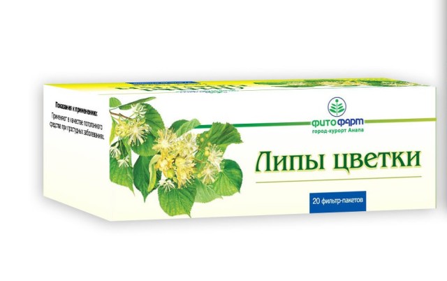 Липа цветки 1,5г пакетик №20 Фитофарм купить в Москве по цене от 105 рублей