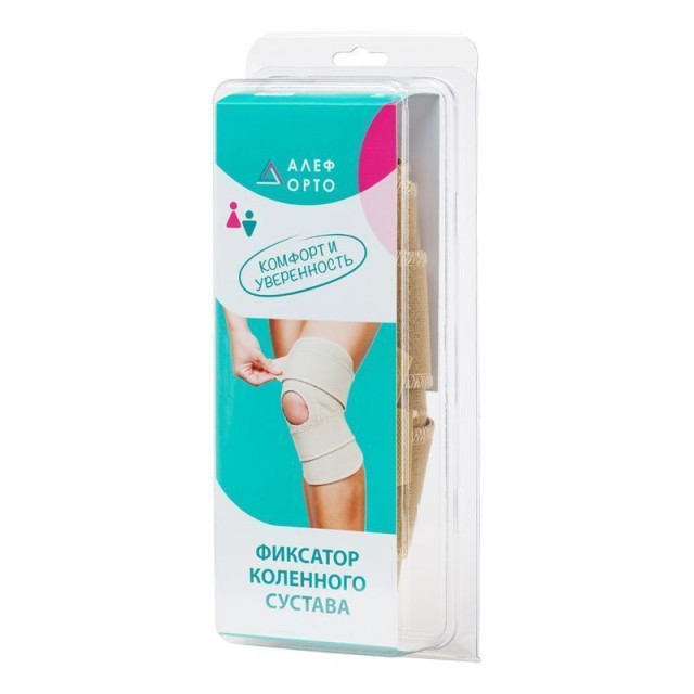 Изображение товара Алеф фиксатор колена неопрен КОЛН универсал син.