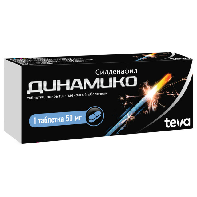 Изображение товара Динамико таблетки 50мг №1