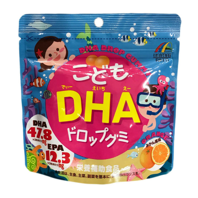 Изображение товара Юнимат Омега-3 DHA+EPA мармеладки апельсин №90