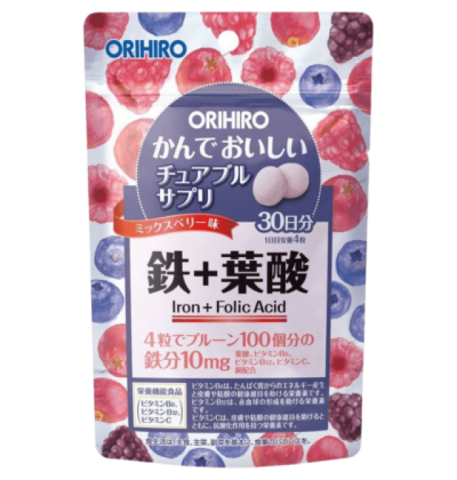 Изображение товара Орихиро Железо с витаминами таблетки №120 для поддержания уровня железа