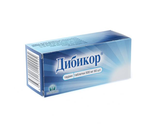 Дибикор таблетки 500мг №60   по цене от 473 рублей
