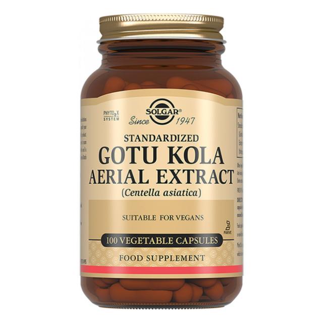 Изображение товара Солгар Готу Кола капсулы No100 - натуральная добавка для сосудов и мозга