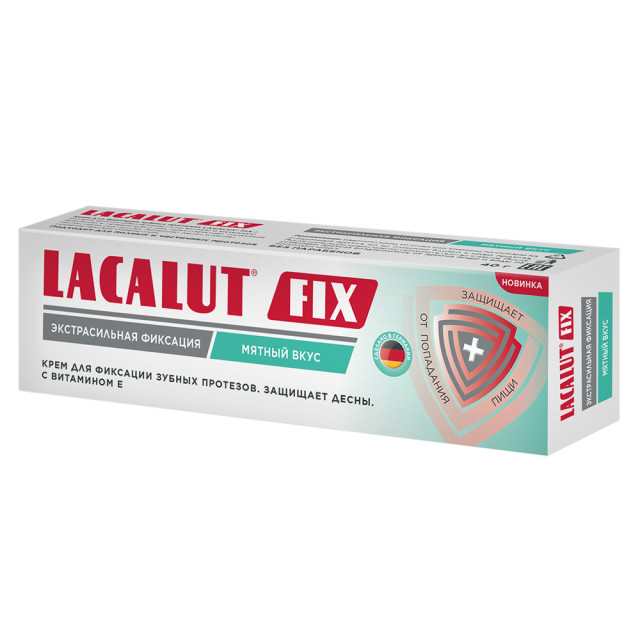 Изображение товара Лакалют Фикс крем для фиксации зубных протезов мятный 40г