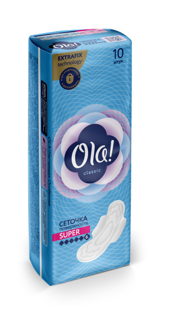 Изображение товара Ола прокладки гигиенические Классик супер сеточка №10