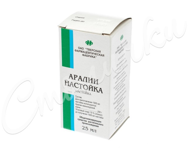 Изображение товара Аралия настойка 25мл