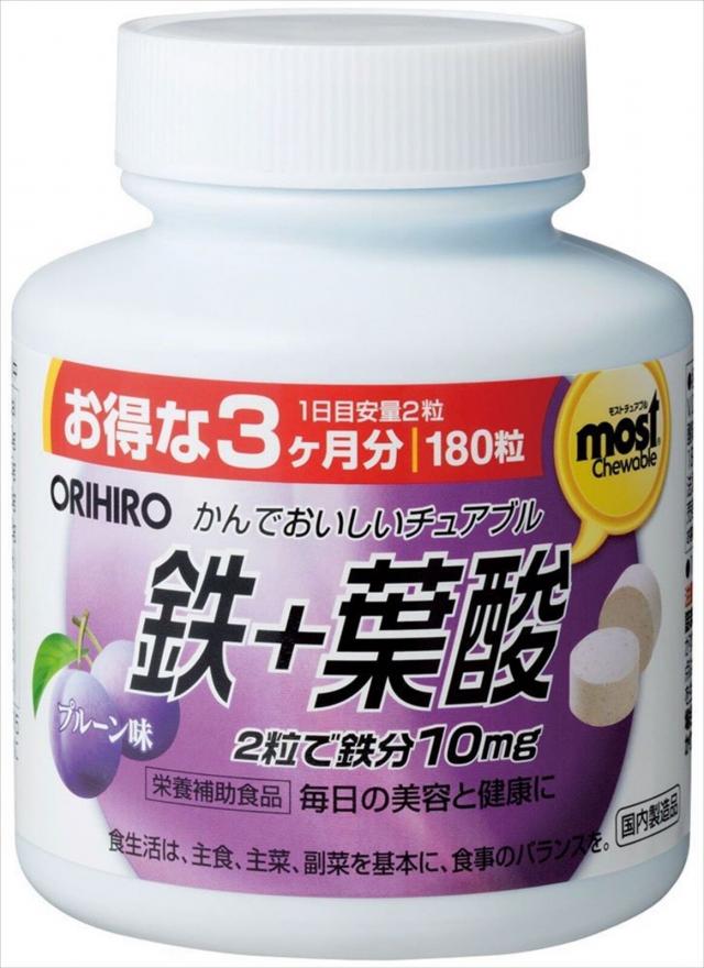 Изображение товара Орихиро Железо таблетки жеват. слива №180