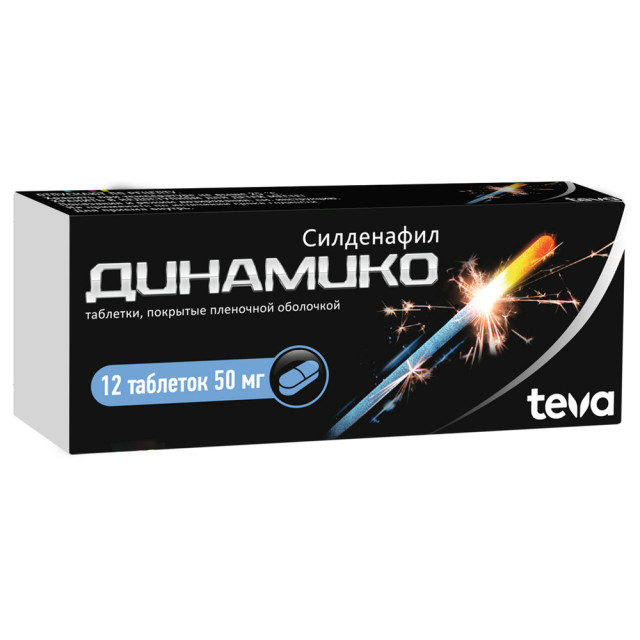 Изображение товара Динамико таблетки 50мг №12