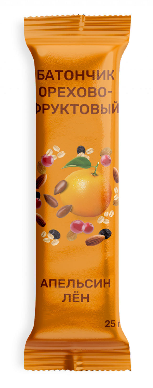 Изображение товара Батончики апельсин/лен Столички 25г