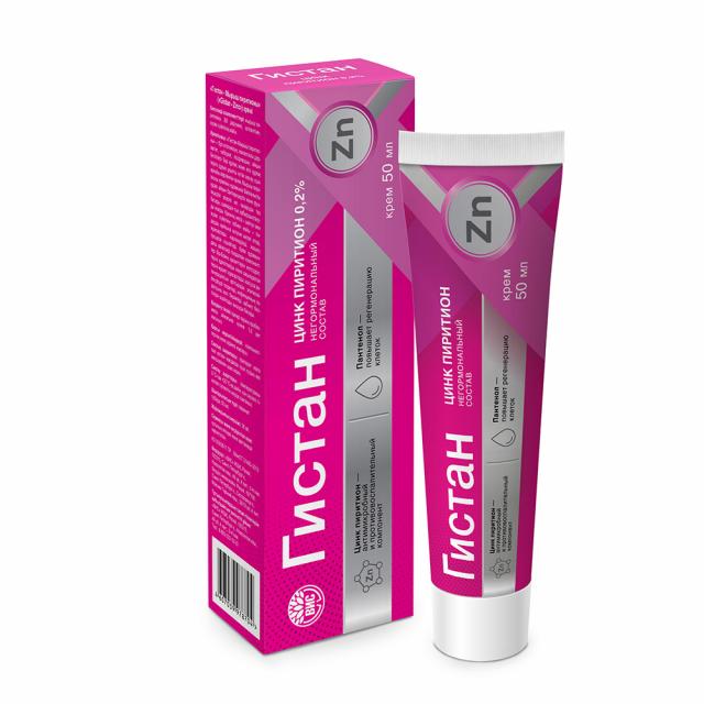 Изображение товара Гистан Цинк пиритион крем 50мл