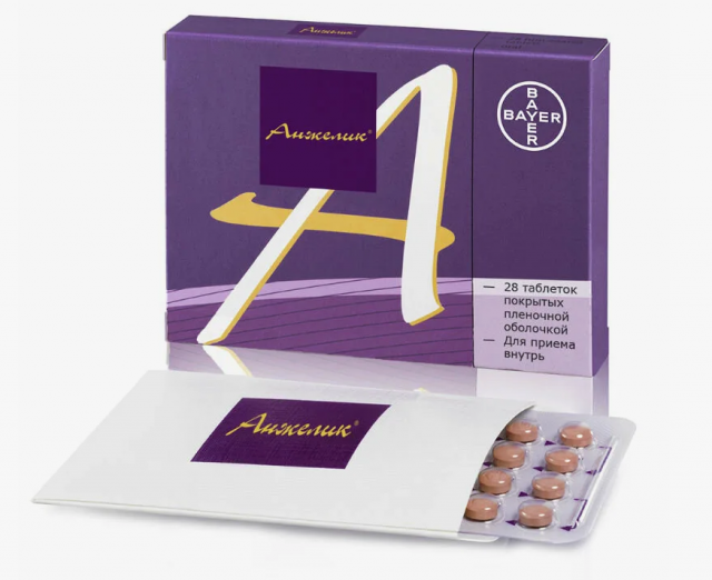Изображение товара Анжелик таблетки покрытые оболочкой №28 для женской гормональной терапии