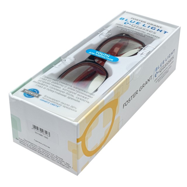 Изображение товара Очки компьютерные Foster Grant e.Glasses с защитой от синего света