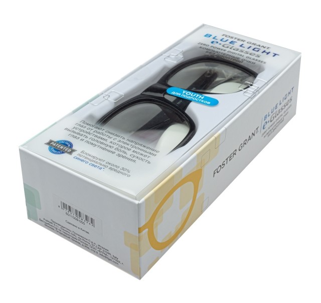 Изображение товара Очки компьютерные Foster Grant e.Glasses для защиты зрения от синего света