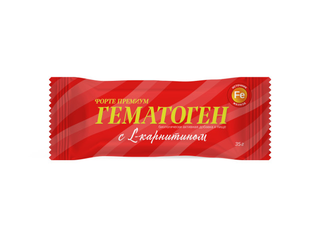Изображение товара Гематоген Премиум с L-карнитином 35г Импловит