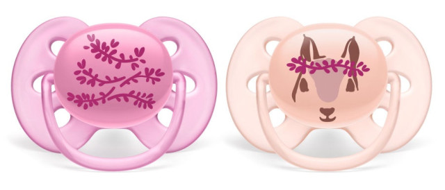 Изображение товара Philips Avent Ultra Soft Vetochka Лиса 6-18 мес. с футляром 2 шт