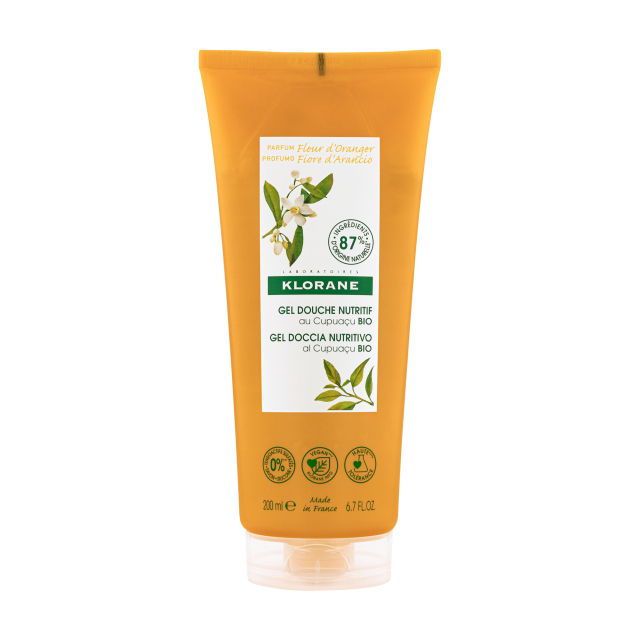 Изображение товара Гель для душа Klorane Цветок Апельсина Купуасу 200 мл для всей семьи