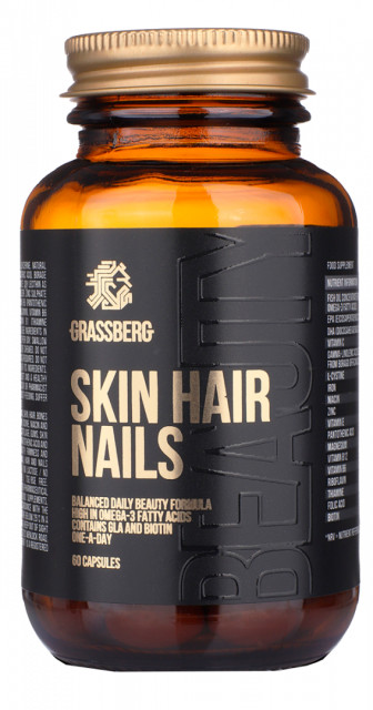 Изображение товара Грассберг Кожа Волосы Ногти капсулы №60