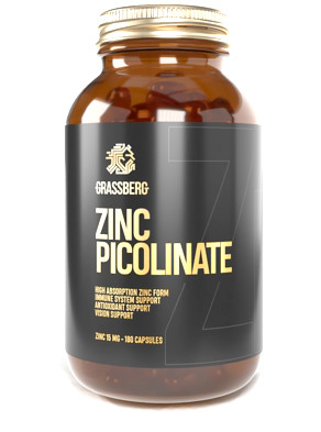 Изображение товара Грассберг Цинка Пиколинат капсулы 15мг №180