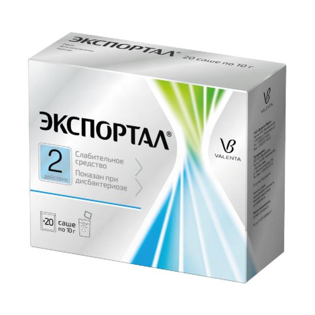 Изображение товара Экспортал порошок 10г №20 для восстановления кишечника и профилактики запора Изображение товара Экспортал порошок 10г №20 для восстановления кишечника и профилактики запора