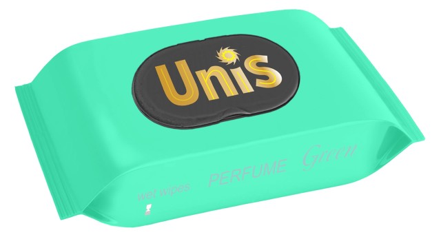 Изображение товара Юнис салфетки влажные антибакт. Парфюм Грин №48