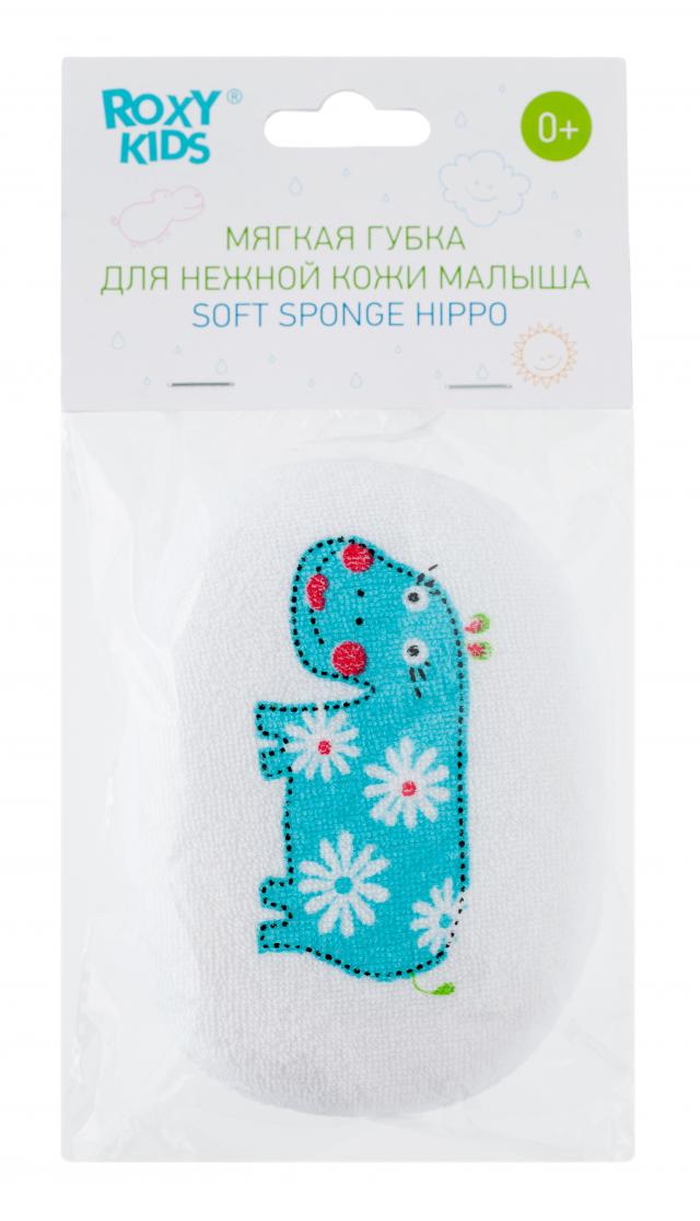 Изображение товара Рокси Кидс губка для купания мягкая с хлопковым покрытием