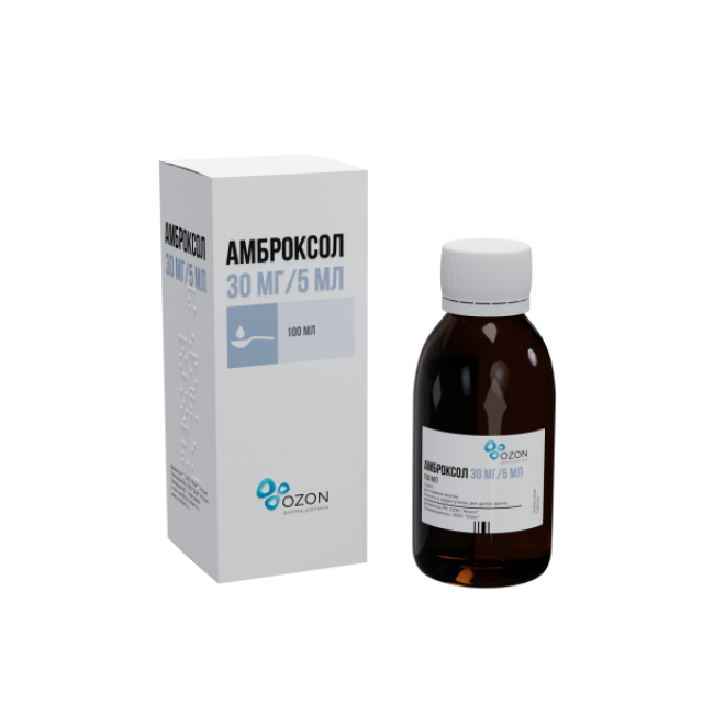 Изображение товара Амброксол Озон сироп 30мг/5мл 100мл