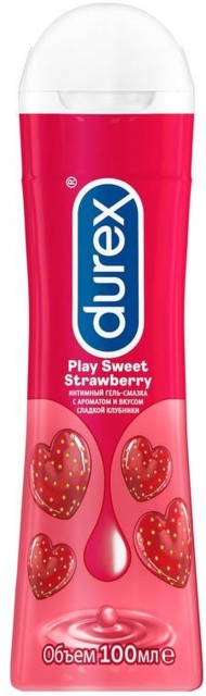 Дюрекс гель-смазка Play sweet (клубника) 100мл купить в Москве по цене ...