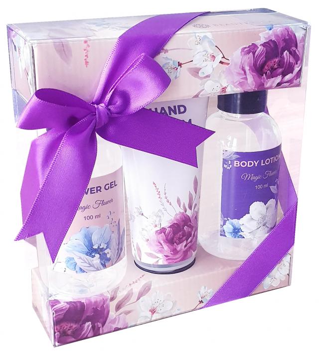 Изображение товара Бьютерика набор подарочный №5 гель для душа 100мл+лосьон для тела 100мл+крем для рук 60мл