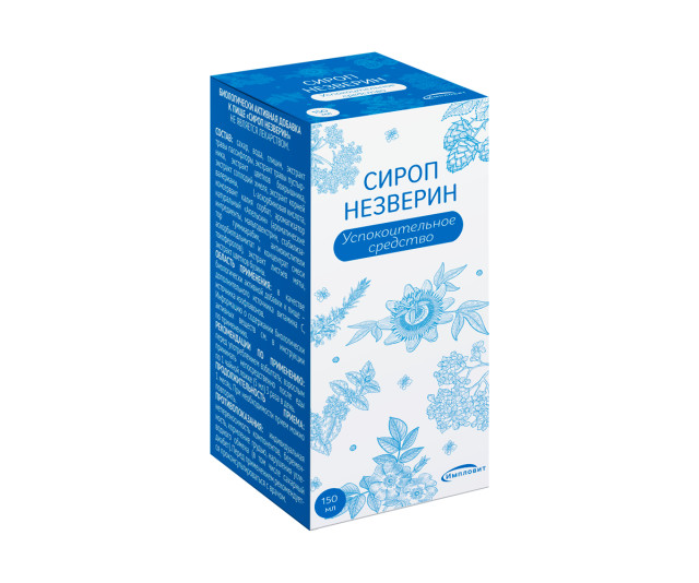 Изображение товара Незверин сироп 150 мл Импловит для успокоения нервной системы Изображение товара Незверин сироп 150 мл Импловит для успокоения нервной системы