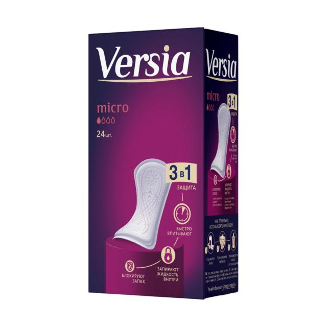Изображение товара Урологические впитывающие прокладки Versia Micro №24 для защиты и комфорта