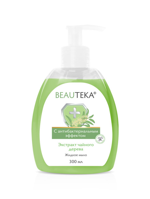 Изображение товара Мыло жидкое антибактериальное чайное дерево 300мл Бьютека