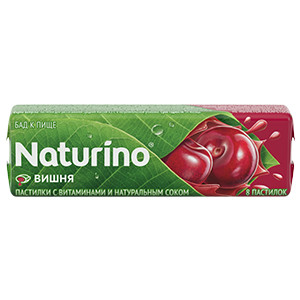 Изображение товара Натурино пастилки витам. натур. сок Вишня №8