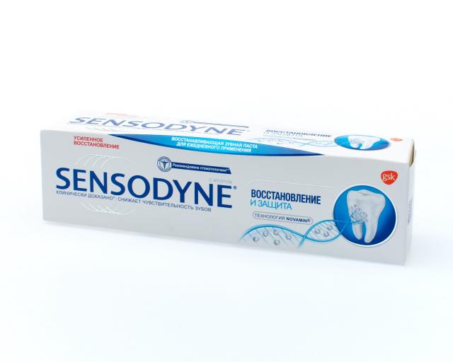 Sensodyne восстановление и защита. Sensodyne зубная паста (компл.защита) 75мл.. Сенсодин зуб.паста защита эмали, 75мл.