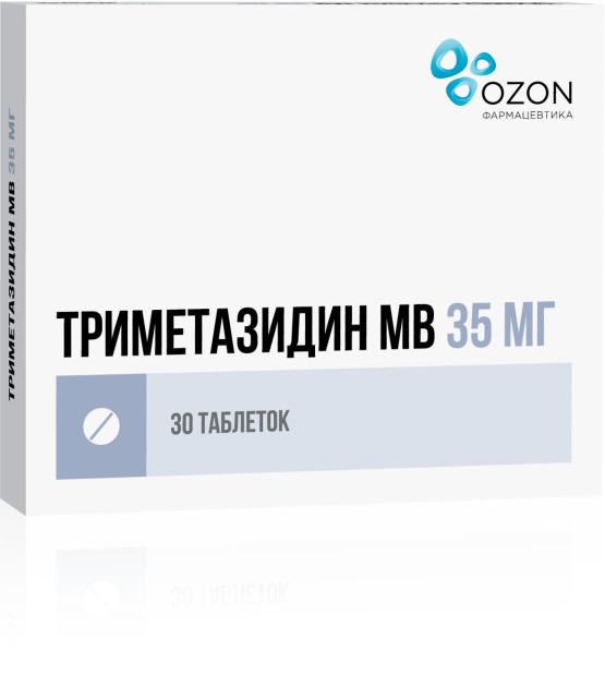 Изображение товара Триметазидин МВ Озон таблетки пролонгированные 35мг №30