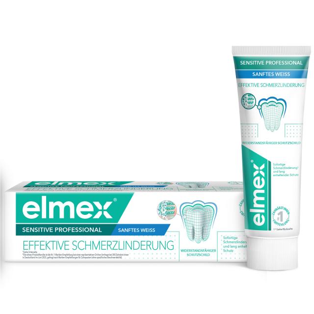 Изображение товара Элмекс зубная паста Сенситив бережное отбеливание 75мл