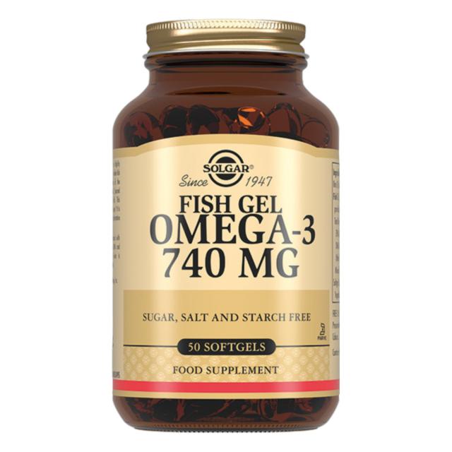 Изображение товара Солгар Рыбий жир Омега-3 капсулы 740мг №50