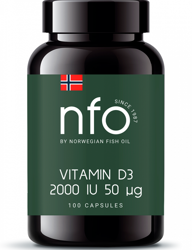 Изображение товара Витамины [NFO] Vitamin D3 2000 МЕ для взрослых