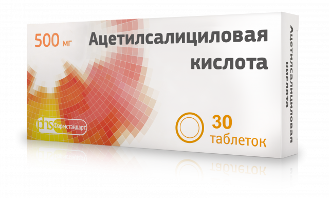 Изображение товара Ацетилсалициловая к-та ФСТ таблетки 500мг №30